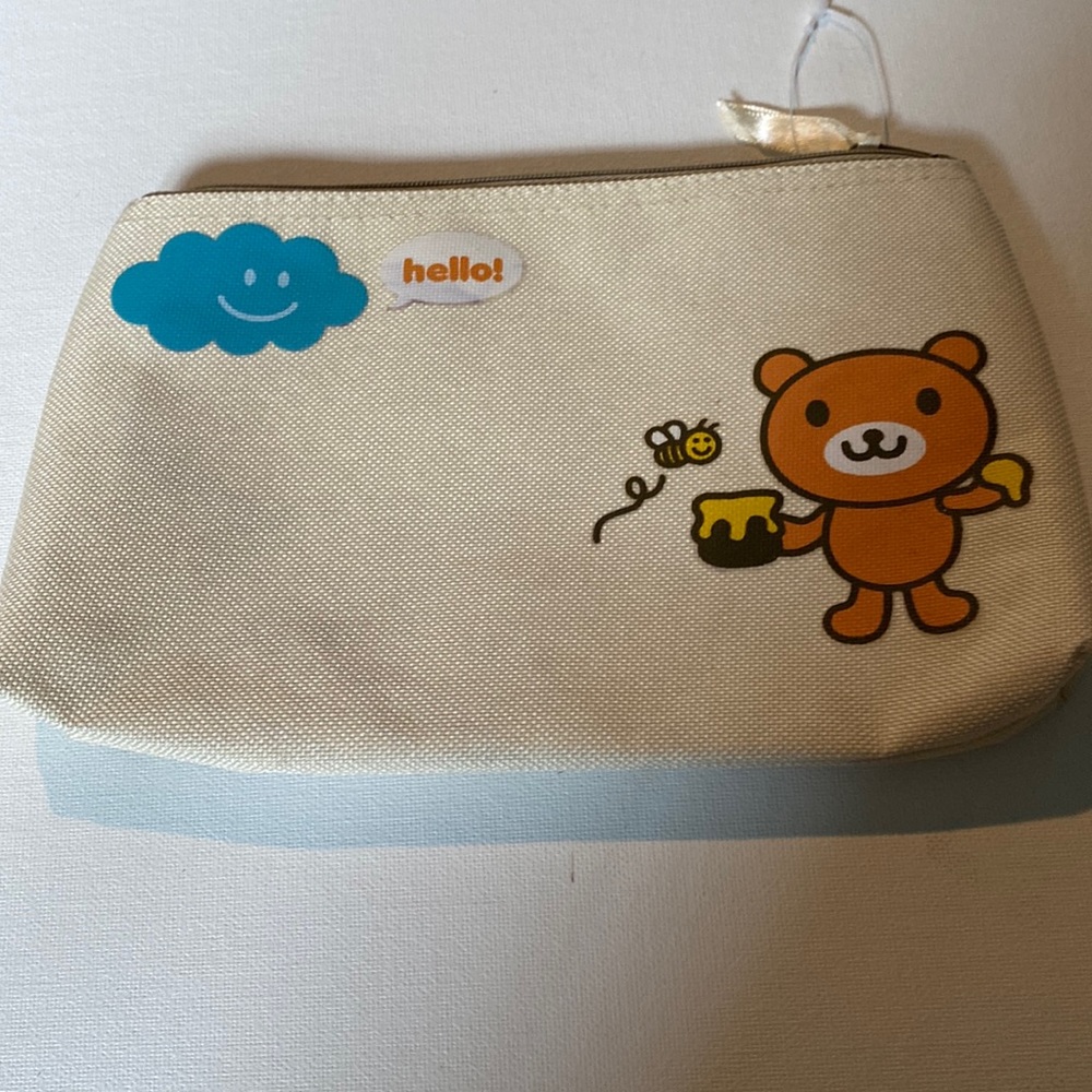 NWOT Asian Print Pencil Case